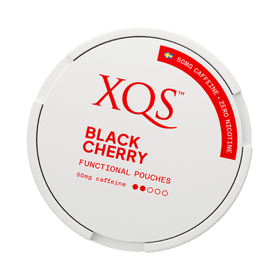 XQS Black Cherry, nikotinfritt koffeinsnus